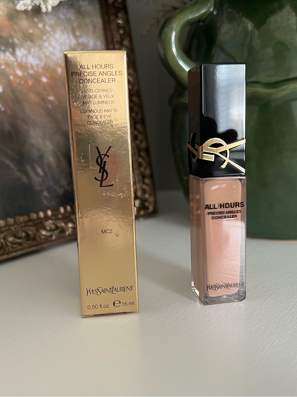 YSL All Hours precise angles Concealer in shade MC2